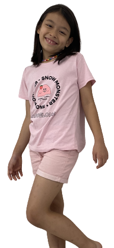 Lea in Snow Monster T-Shirt